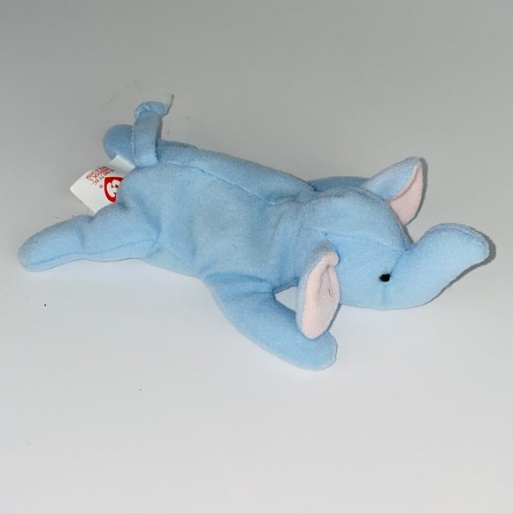 Ty Beanie Baby McDonalds Blue Peanut the Elephant 1993 - Picture 2 of 5